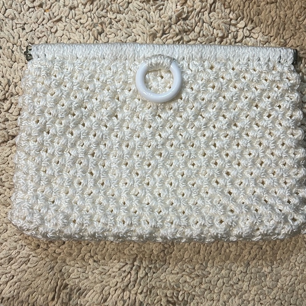 Crochet purse